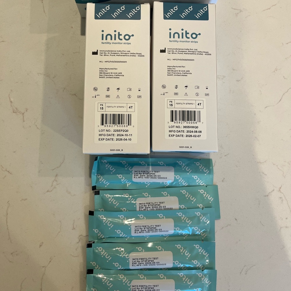 Inito Fertility Monitor Strips - White and Blue